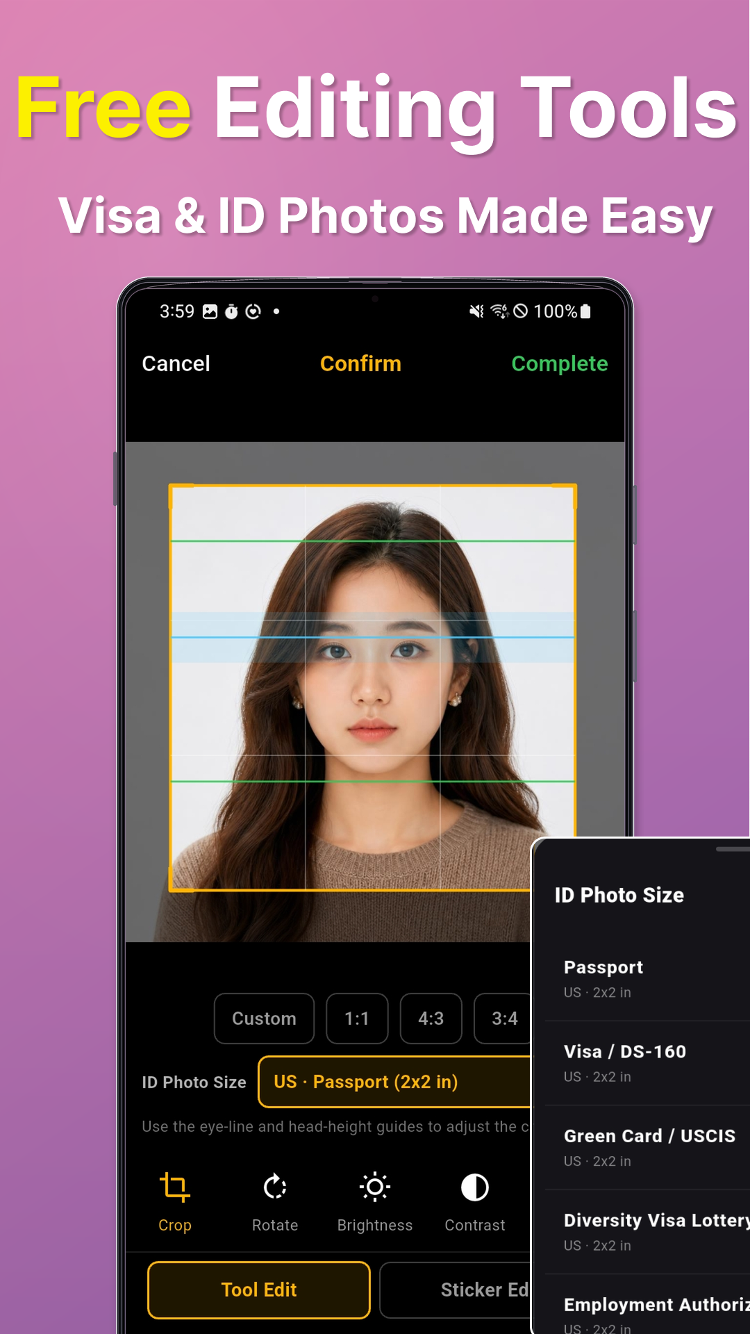 Preset photo styles